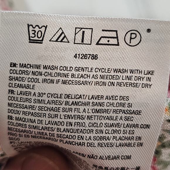 Volcom Floral Smocked Sundress Adjustable Straps SIze XL - Picture 5 of 8